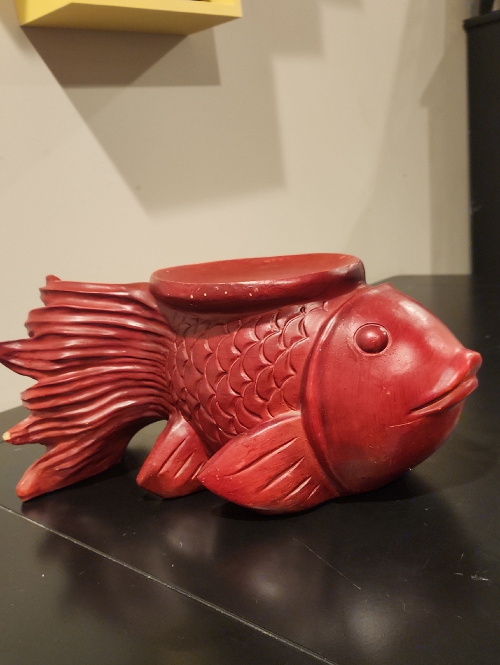 Red Goldfish Candle Holder - Picture 3 of 8